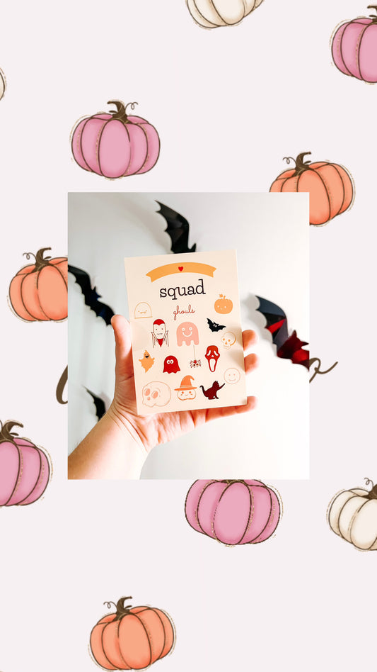 Squad Ghouls Postcard