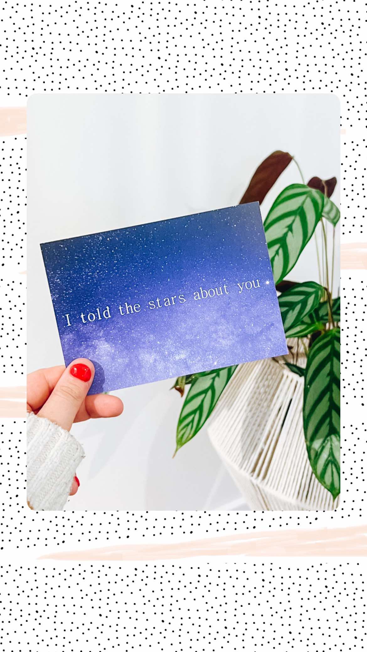 I Told The Stars Postcard